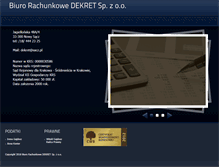 Tablet Screenshot of dekret.sacz.pl