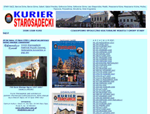 Tablet Screenshot of kurier.stary.sacz.pl