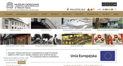 Desktop Screenshot of muzeum.sacz.pl