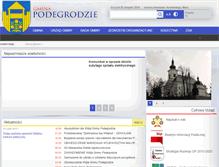 Tablet Screenshot of podegrodzie.sacz.pl